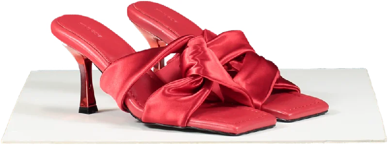 Stine Goya Jet Set Heels In Fiery Red UK 5 EU 38 👠