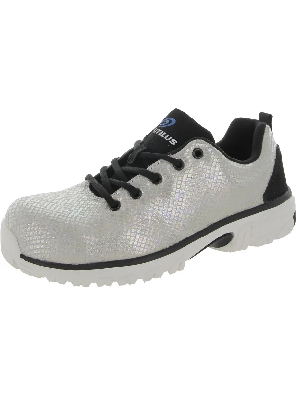 Athletic shoes with custom-fit padding for added comfort-Spark Oxford Womens Leather Carbon NanoFiber Toe Work and Safety Shoes