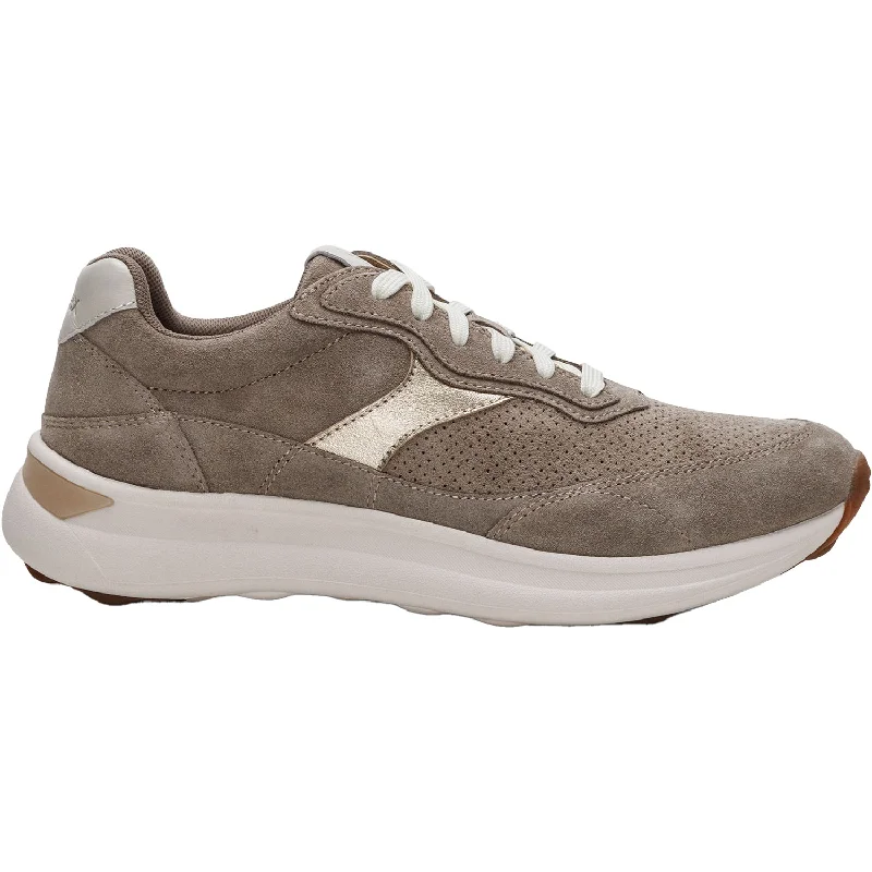 Casual Shoes with Bold-Women's Aetrex Emily Taupe Suede