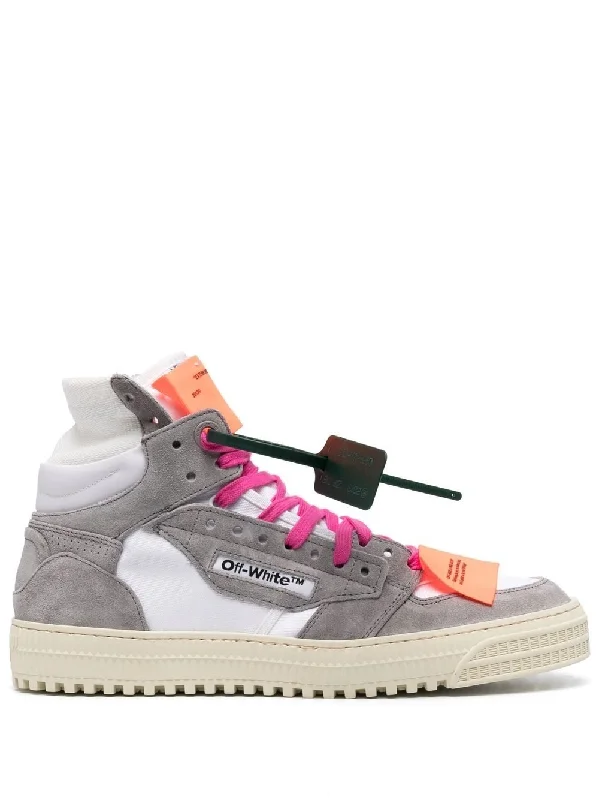 Athletic shoes for outdoor exploration-OFF-WHITE Leather sneakers