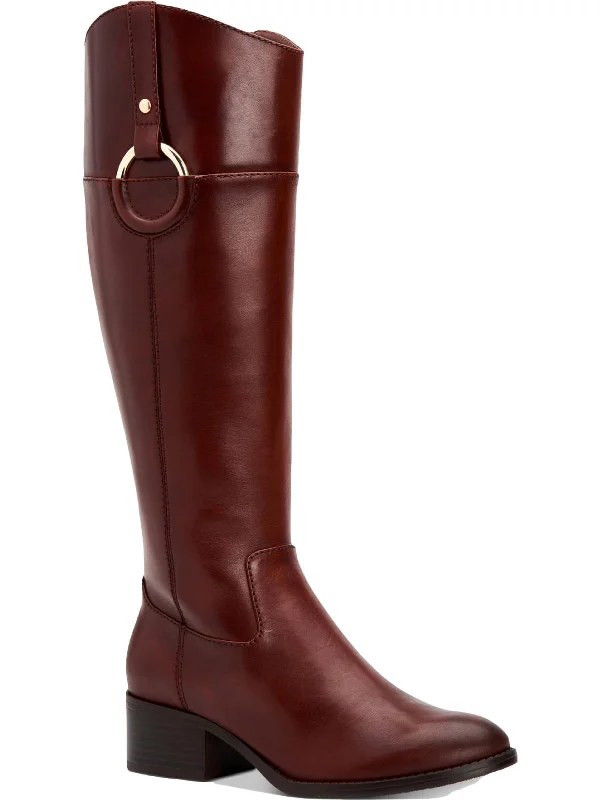 boots for outdoor adventures-Bexleyy Womens Leather Knee-Hgh Riding Boots