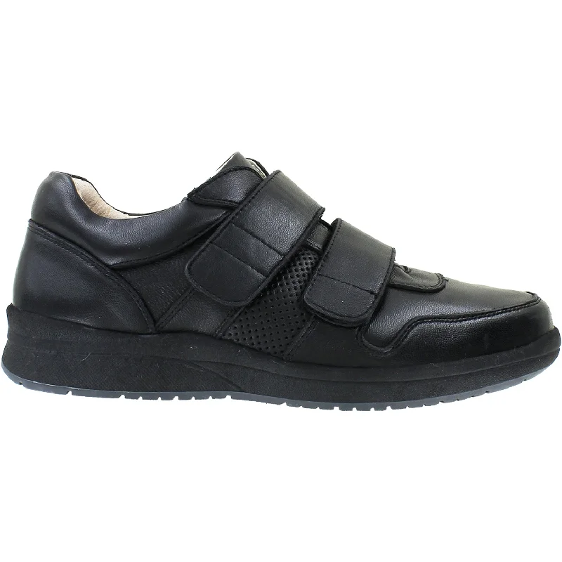 Casual Shoes with Quiet-Men's Hoopoe Marvin Black Leather