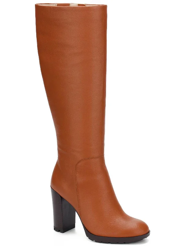 boots for winter city commutes-Justin 2.0 Pg Womens Leather Tall Knee-High Boots