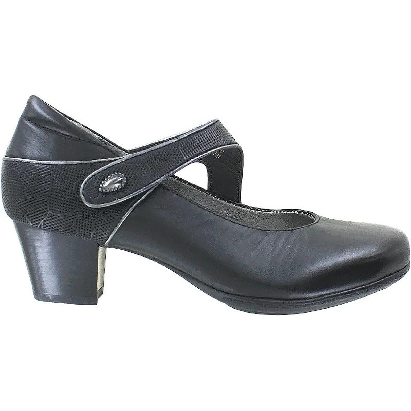 Fashion dress shoes with formal outfit-Women's Earth Montreal Black Multi Leather