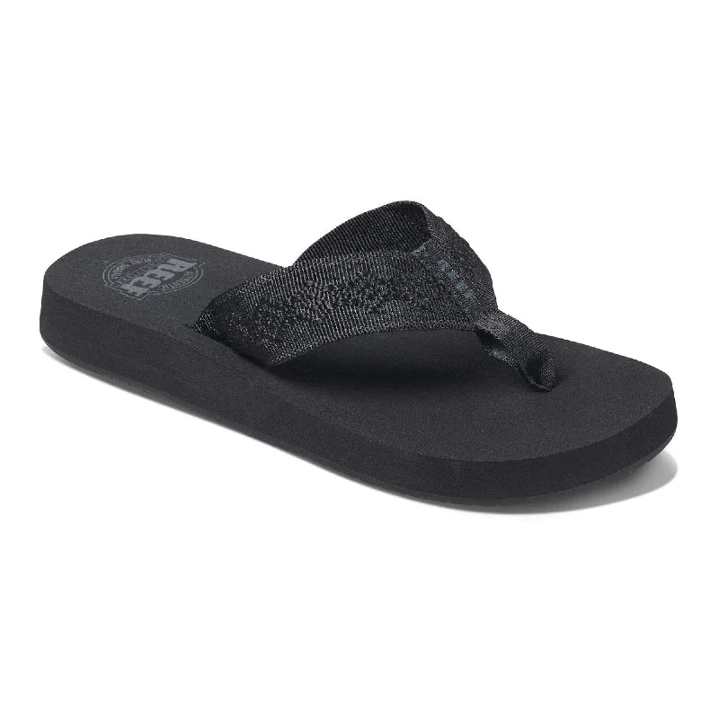 Sandals for active wear-Reef Sandy Women's Sandals - Black