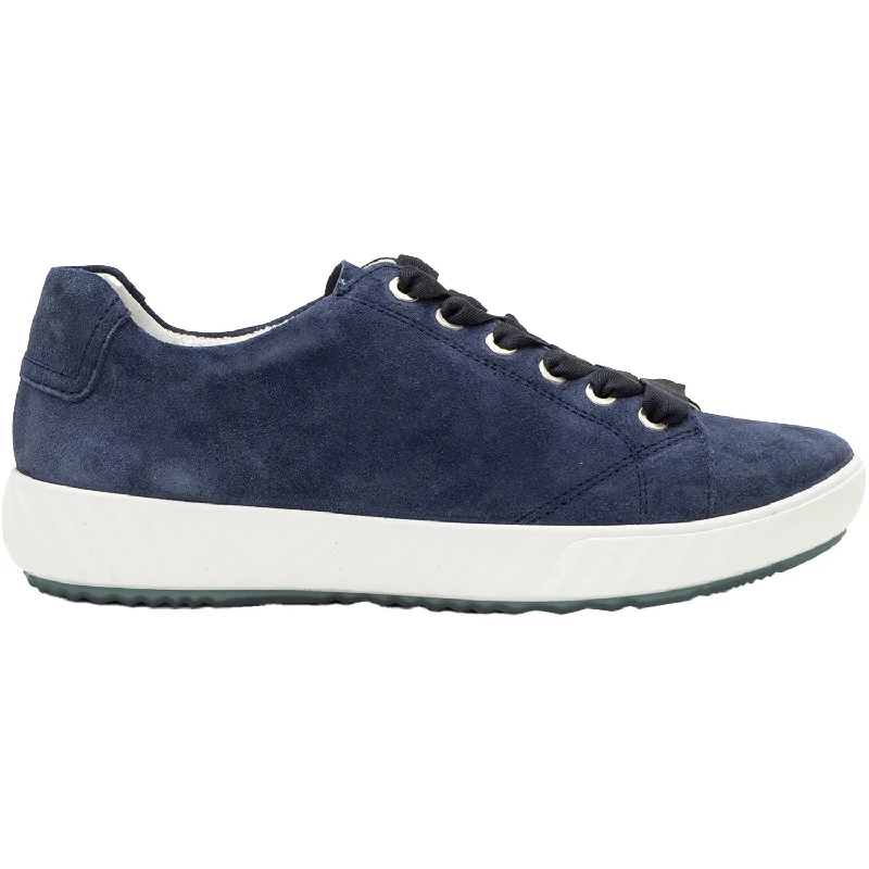 Casual Shoes Fresh Style-Women's Ara Alexandria Indigo Blue Suede