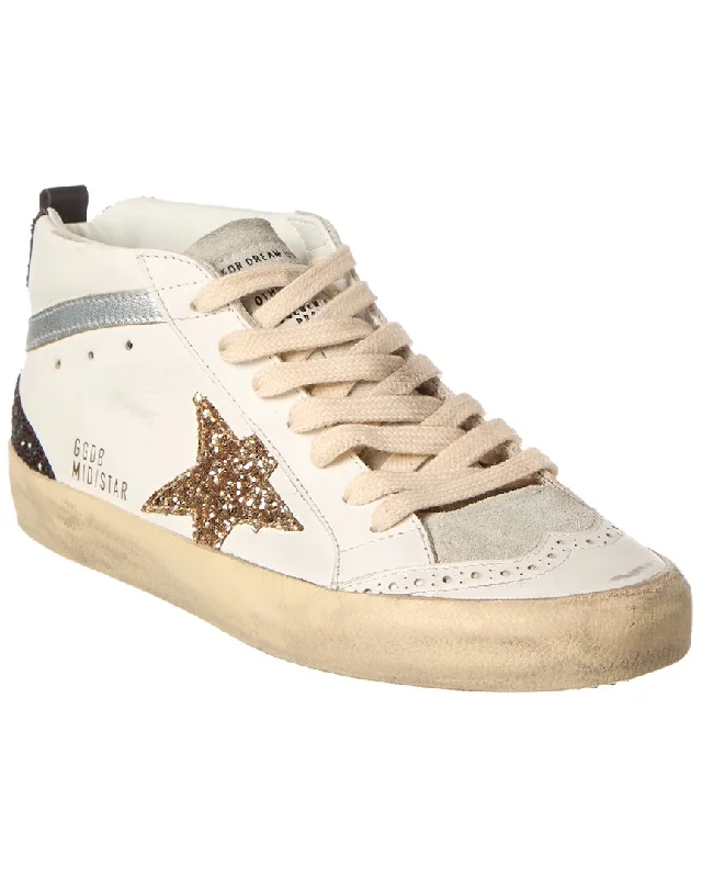 Athletic shoes for daily fitness routine-Golden Goose Mid Star Sneaker