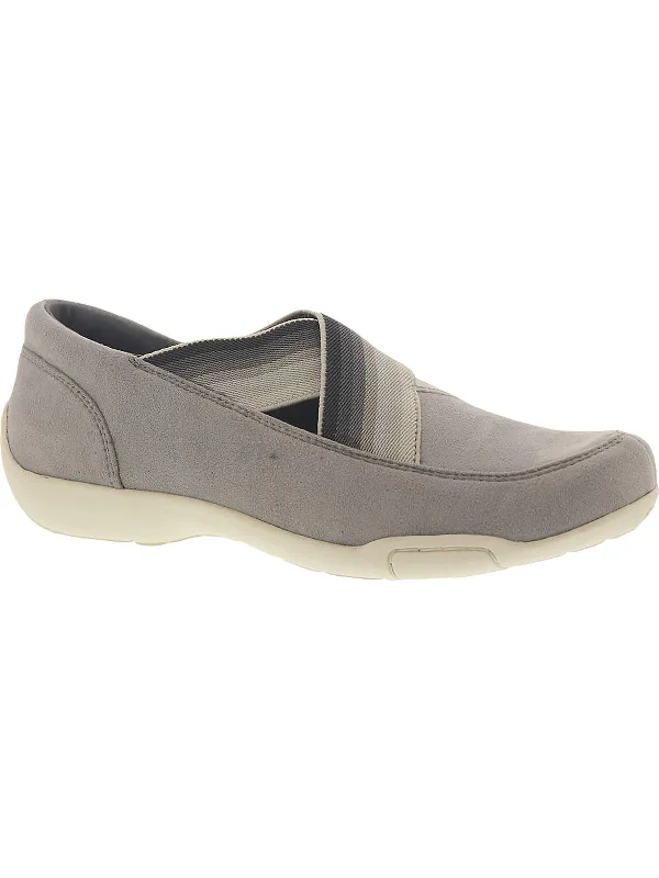 Flats near vibrant towns-Clever Womens Stretch Slip On Flats