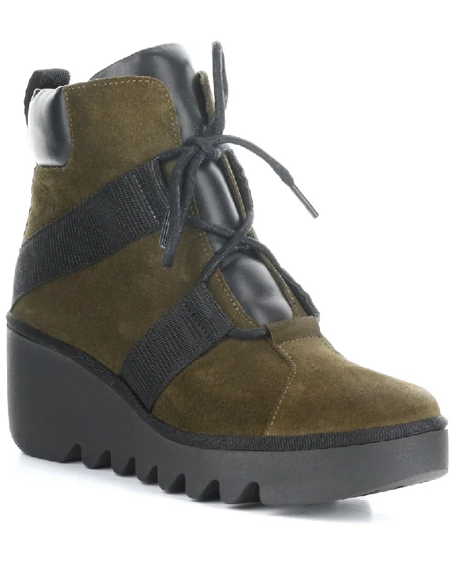 boots with comfortable heel height-Fly London Blom Suede Boot