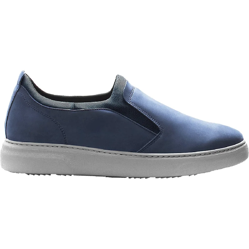 Casual Shoes for Casual Tasks-Men's Samuel Hubbard Flight Slip-On Navy Nubuck