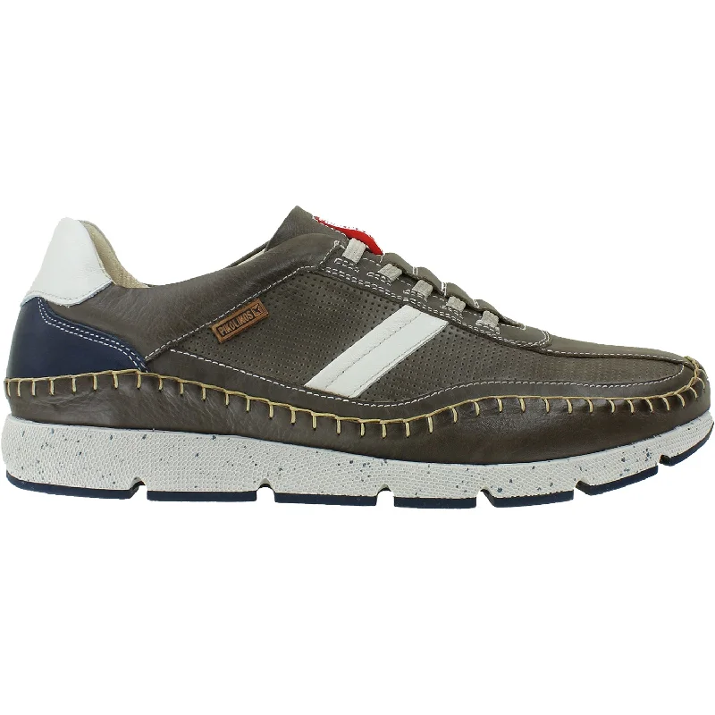 Casual Shoes with Vibe-Men's Pikolinos Fuencarral M4U-6046C1 Dark Grey Leather