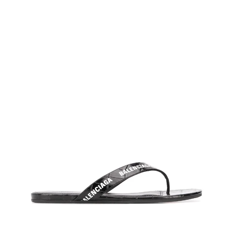 Sandals for chic and casual weekends-Balenciaga Round Thong F005