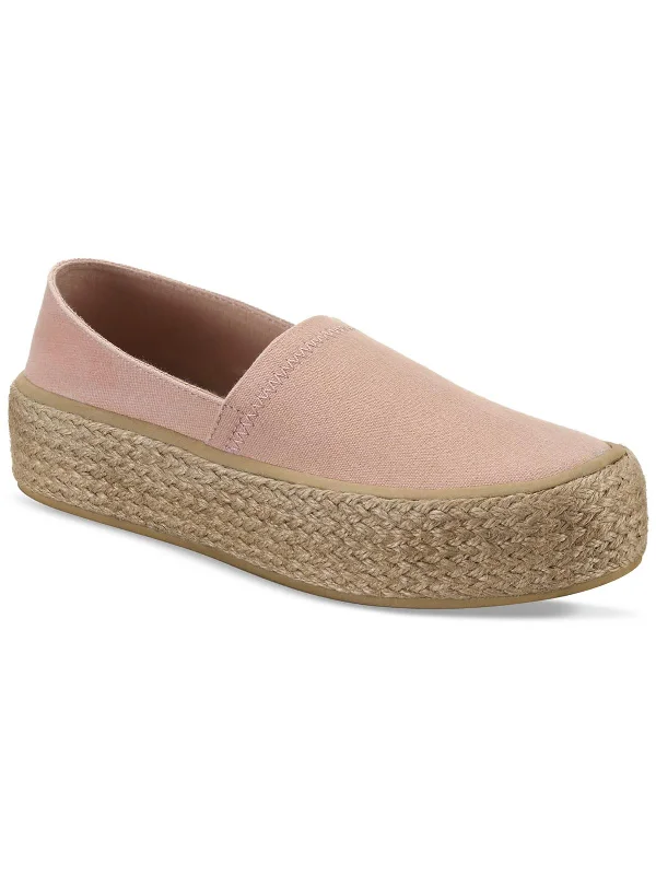 Stylish flats with decks-Sorenn Womens Canvas Slip On Espadrilles