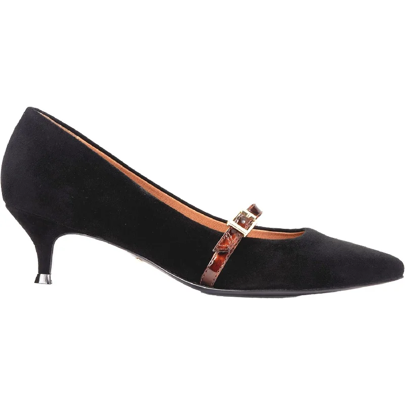 Fashion dress shoes fast delivery-Women's Vionic Minnie Tortoise Black Suede