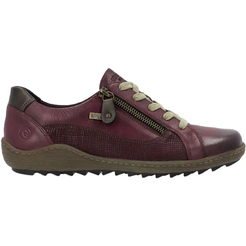 Casual Shoes for Casual Casual College-Women's Remonte R1440-35 Liv Vino/Rosso/Antik Leather