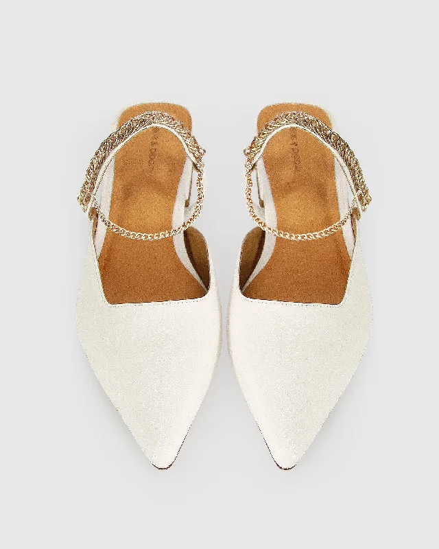 Flats with funky flair-On The Go Leather Flat