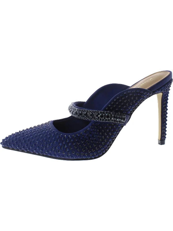 Sandals for informal occasions-Duke Drench Womens Slip On Dressy Heels