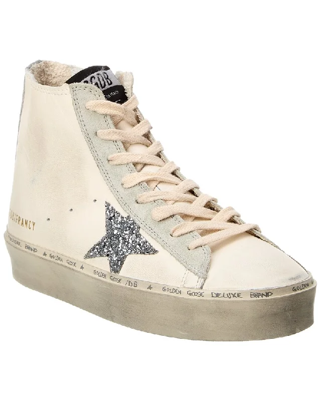 Athletic shoes with added foot cushioning during running-Golden Goose Francy Leather Sneaker