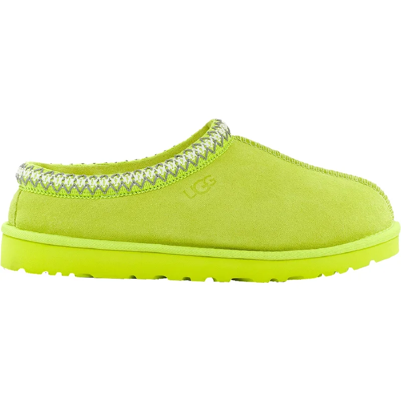 Slippers for plush toes-Men's UGG Tasman Lime Green Suede