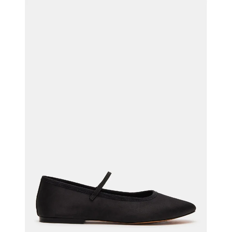 Affordable flats with flair-Bouquet Black Satin