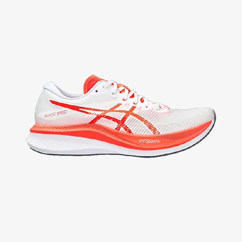 Women's Magic Speed 3 (White/Sunrise Red)