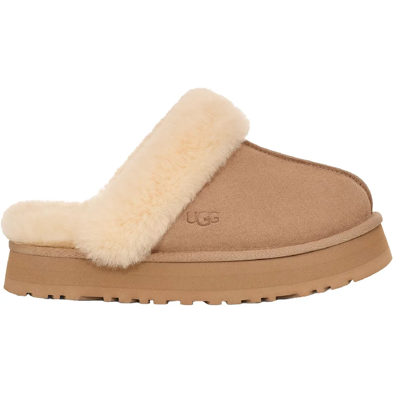 Slippers for knit ease-Women's UGG Disquette Sand Suede