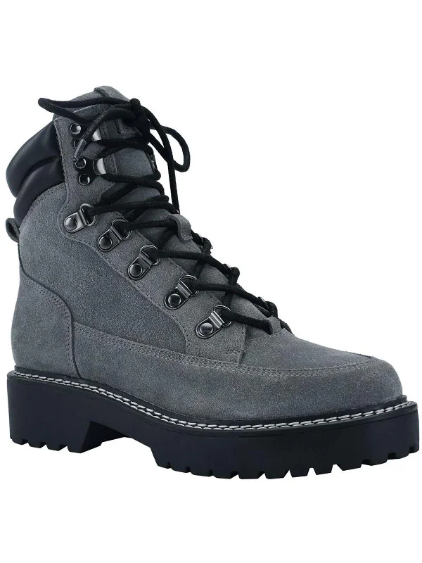 boots with padded interiors for winter wear-Shania Womens Lace-Up Combat & Lace-up Boots