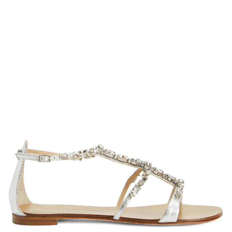 Flats with minimalist vibes-Giuseppe Zanotti Elba Flat