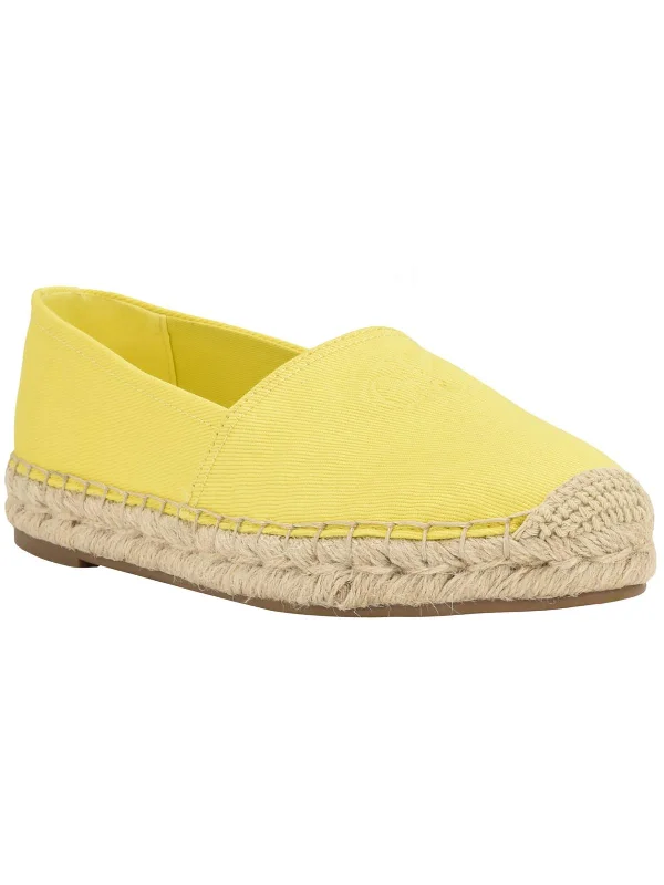 Affordable flats with views-Padon Womens Canvas Slip On Espadrilles