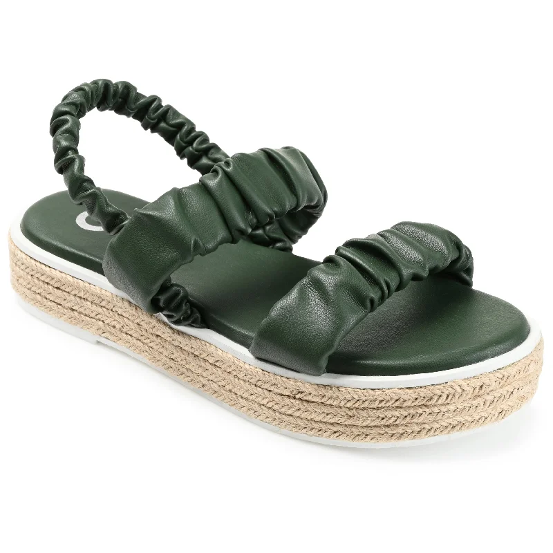 Sandals for garden strolls-Journee Collection Women's Tru Comfort Foam Knowles Sandal