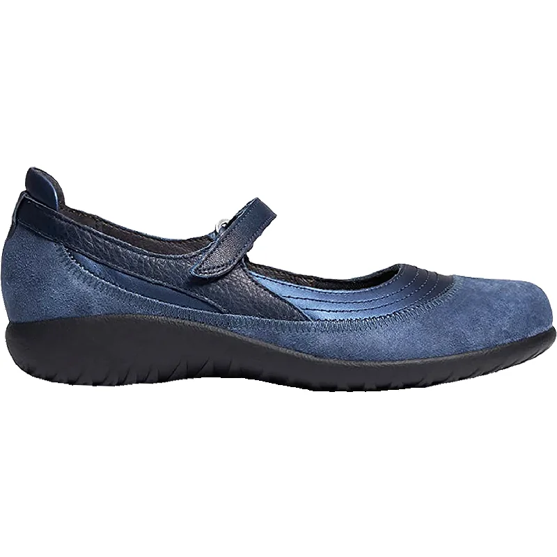 Casual Shoes Sleek Comfort-Women's Naot Kirei Polar Sea/Midnight Blue/Blue Ink Leather/Nubuck