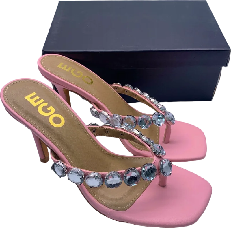 Ego Pink Maybourne Embellished Heels EU 37 UK 4