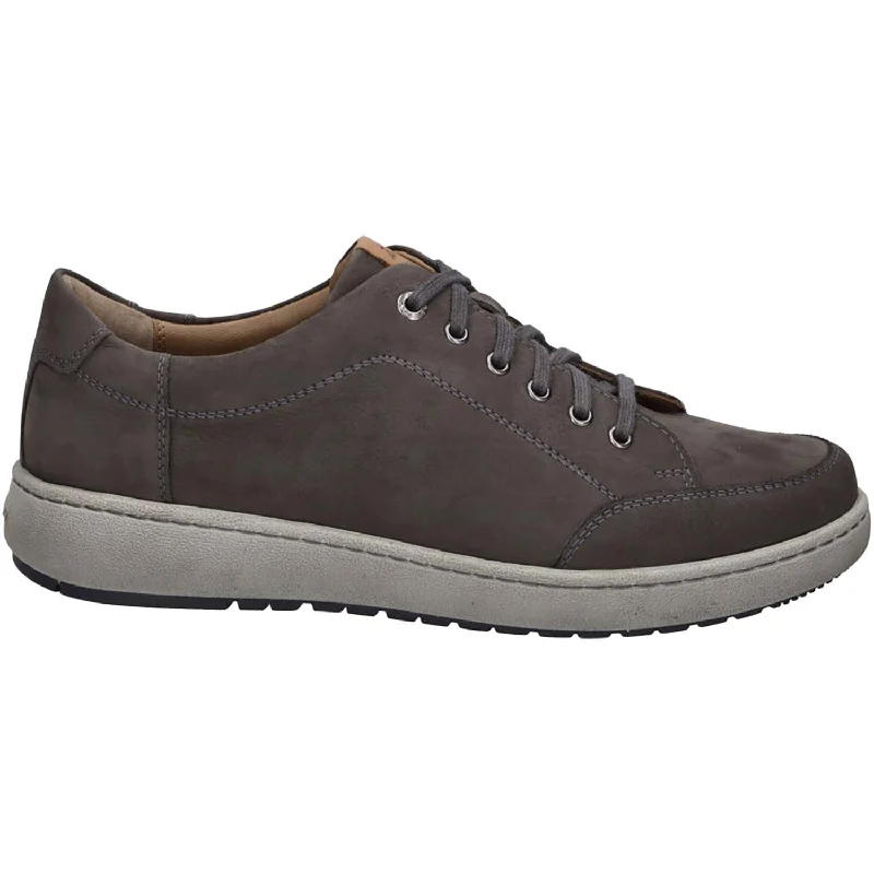 Casual Shoes Sleek Fit-Men's Josef Seibel David 03 Granite Kombi Nubuck