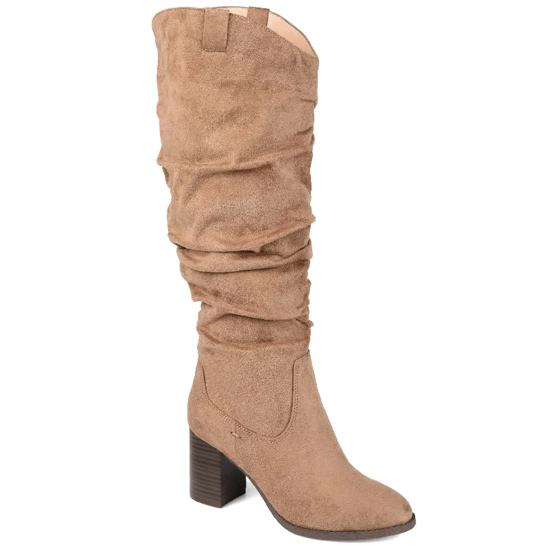 boots for city commuters in winter-Journee Collection Women's Wide Width Extra Wide Calf Aneil Boot