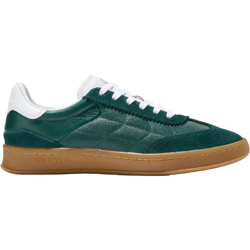 Casual Shoes for Chill-Women's Cole Haan Grandpro Breakaway Sneaker Pine/Optic White Leather