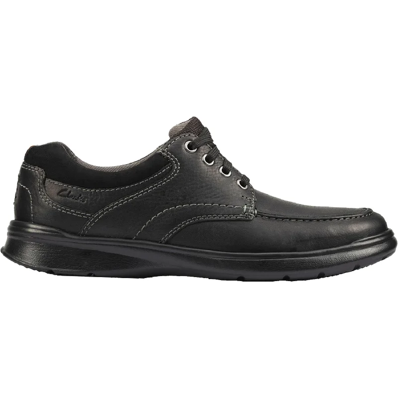 Casual Shoes for Casual Startup-Men's Clarks Cotrell Edge Black Leather