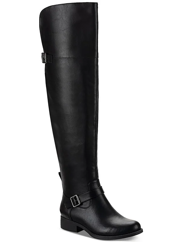 boots for extreme winter expeditions-Anyaa Womens Tall Over-The-Knee Boots