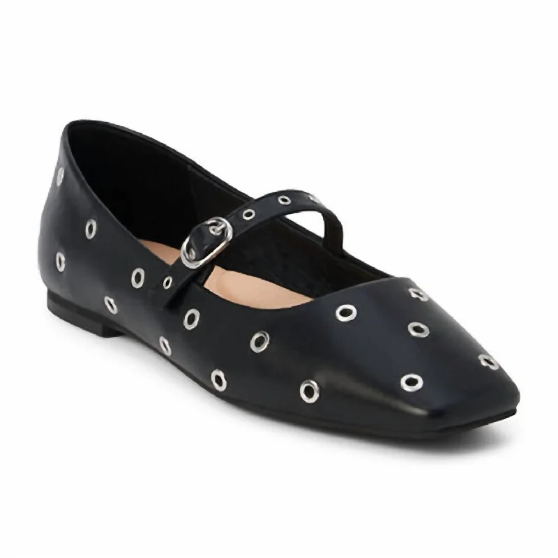 Stylish flats with charm-Women's Mick Ballet Flat In Black