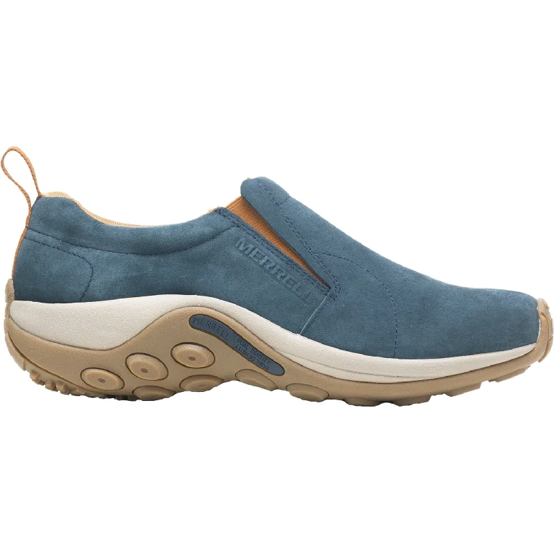 Casual Shoes for Casual Casual Fun-Men's Merrell Jungle Moc Navy/Spice Suede