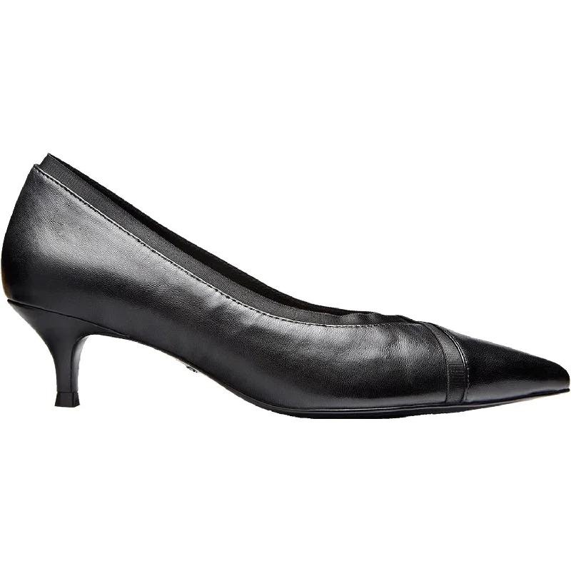 Fashion dress shoes arch support-Women's Vionic Sylvie Black Leather