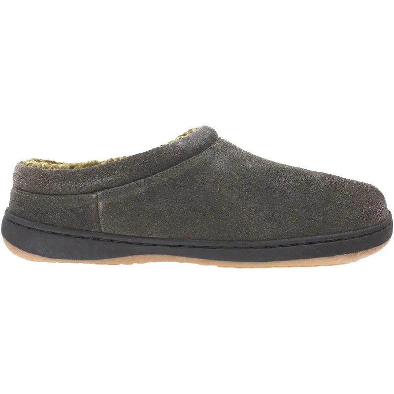 Slippers with desk naps-Men's Tempur-Pedic Arlow Charcoal Suede