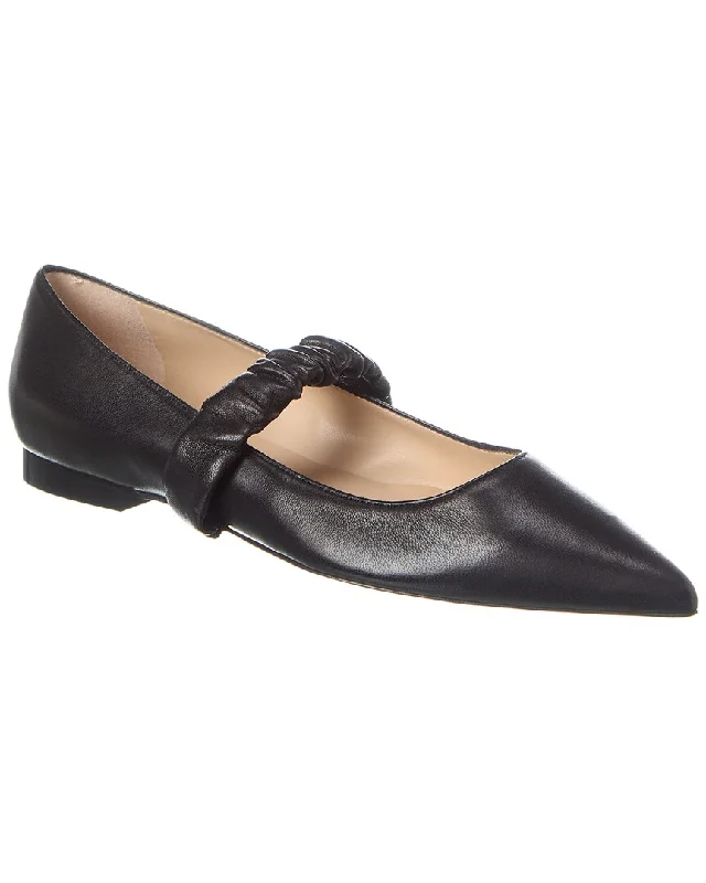 Stylish flats with lofts-Stuart Weitzman Maxine Leather Ballet Flat