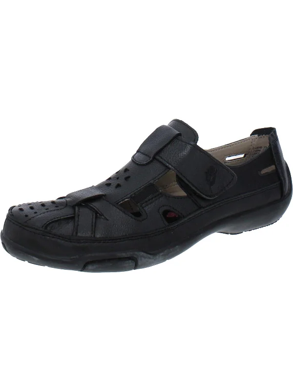 Modern flats near stations-Candid Womens Leather Slip-On Mary Janes