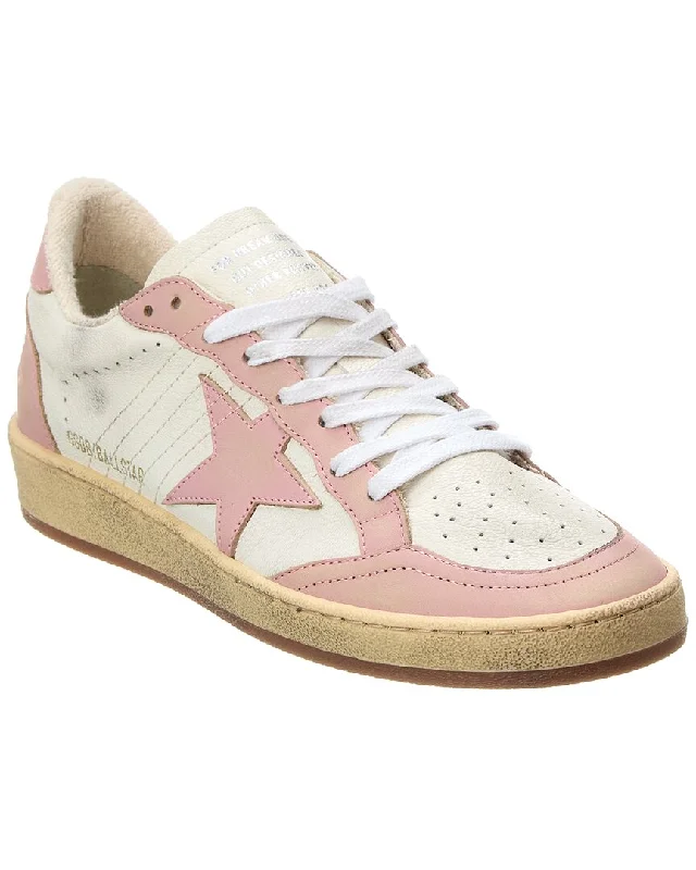 Athletic shoes for sports-specific footwear-Golden Goose Ballstar Leather Sneaker