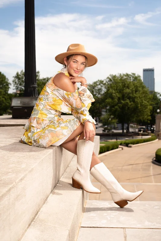 boots for casual walks in cold weather-Hey Girl Howdy Boot