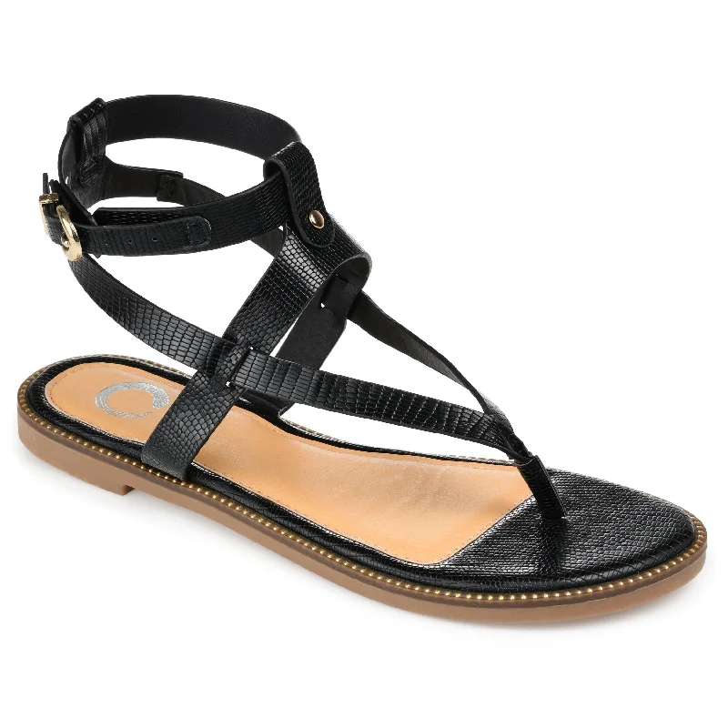 Sandals for summer activities-Journee Collection Women's Tru Comfort Foam Tangie Sandal