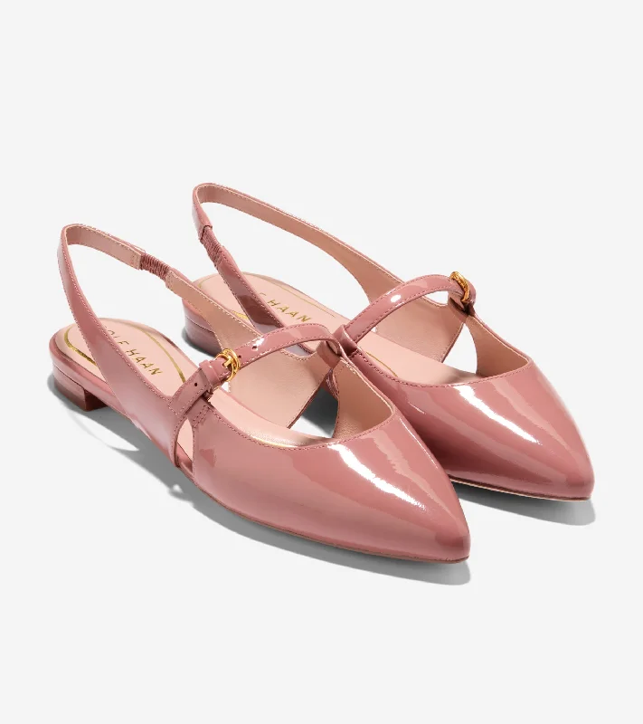 Stylish flats with patios-Cole Haan Anya Slingback Flat