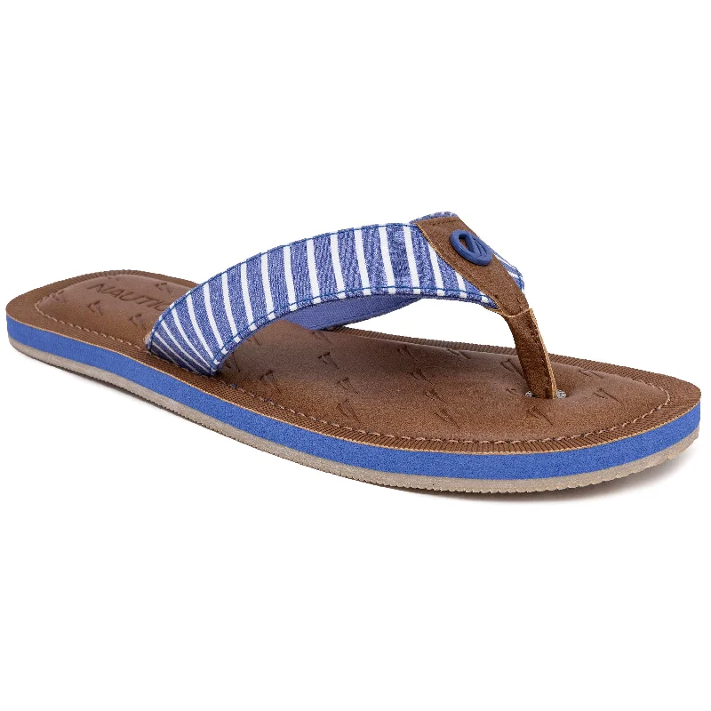 Sandals for fashion-conscious women-Nautica Striped Sandal