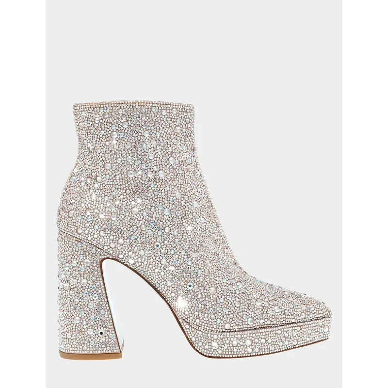 stylish boots for rainy days-Della Rhinestones