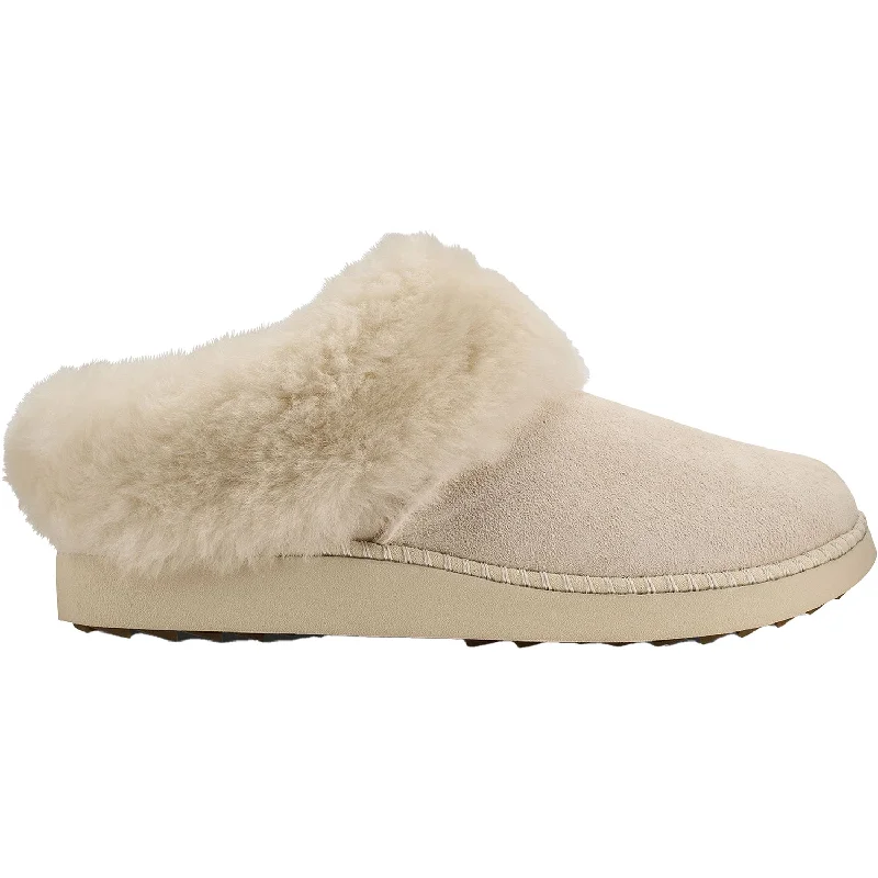 Slippers for plush weave-Women's OluKai Ku'i Puka/Puka Shearling